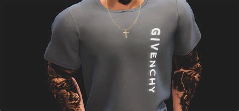 sims 4 givenchy shirt|sims 4 Givenchy swatches.